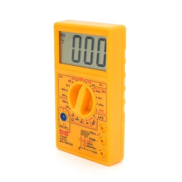 Мультиметр HAOYUE DT-860B Вимірювання: V (AC/DC), A (DC), &Omega;. Функції: продзвонювання, тест діодів. -YT41295 фото