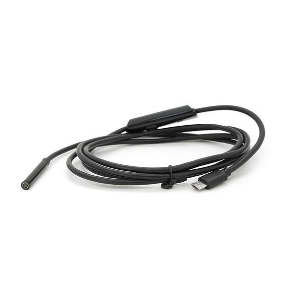 Універсальний ендоскоп 2в1 (USB/MicroUSB) для смартфона/ПК, камера 5.5мм, м'який кабель 1,5м, з LED-підсвічуванням, IP67 -YT15851 фото