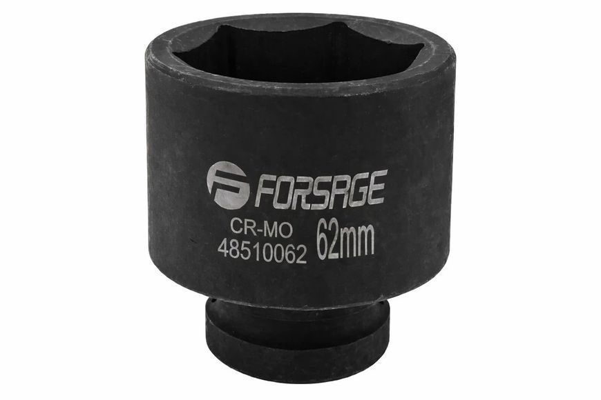 Головка ударна глибока 62мм (6гр.) 1" Forsage F-48510062 17197 фото
