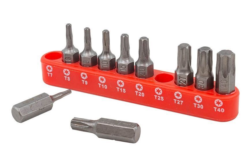 Набір біт 1/4" Torx 10пр. (T7-T40) Forsage F-21022 8240 фото