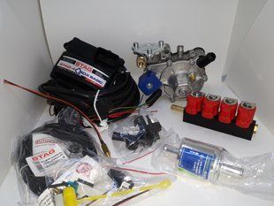 Мінікомплект ГБО 4 Stag Qbox Basic Tomasetto Nordic Valtek 00181 фото