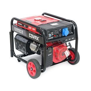 Генератор бензиновий COVAX XL20500CV-E2, 9.5kW, однофазний 220V, 50Hz, DC12V, 21HP, Electric Starter, tank 25L, 710x535x555mm -YT45602 фото