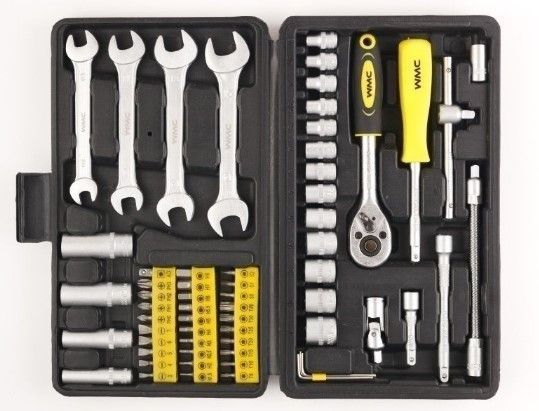 Набір інструментів 62пр. 1/4" (6гр.) WMC TOOLS 2062 50310 фото