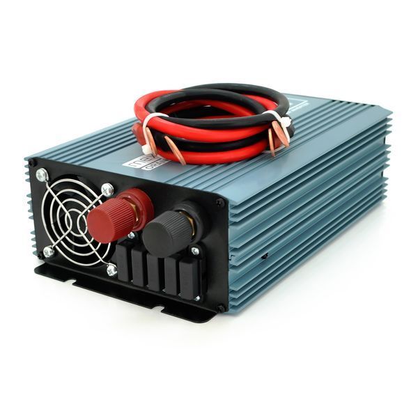 Інвертор напруги Mexxsun MXS-1000, 12V/220V, 1000W з модифікованою синусоїдою, 1 Shuko, 1 USB, клемні дроти, Q6 -YT29228 фото