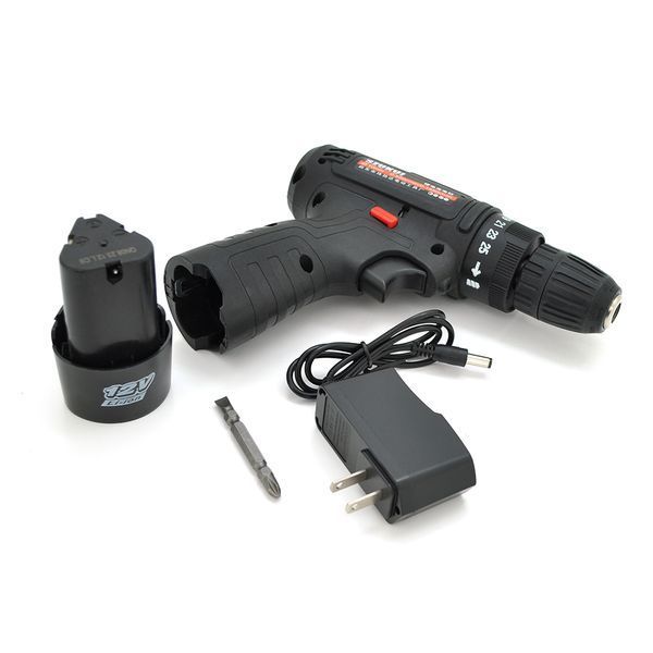 Шуруповерт SZUKUI ручной многофункциональный, 12V, 550-1550 r/min + переходник -YT10006 фото