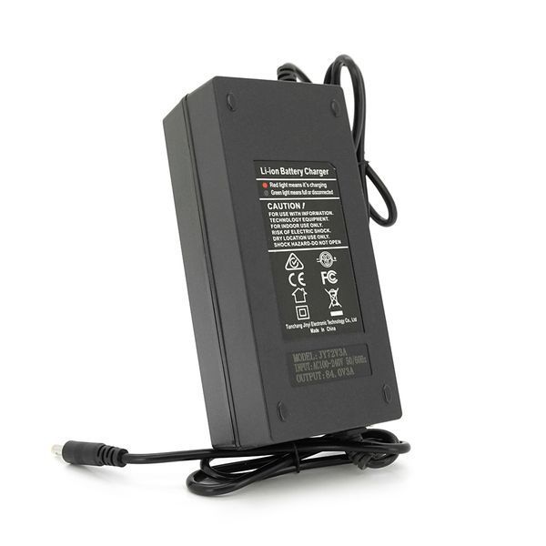 Зарядний пристрій Jinyi для акумуляторів Li-ion 72V(84V),20S,3A,штекер 5,5,з індикацією,BOX -YT22398 фото