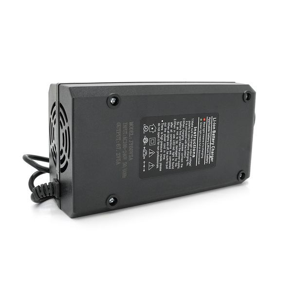 Зарядний пристрій Jinyi для акумуляторів Li-ion 60V(67,2V),16S,4A,штекер 5.5*2.5,з індикацією,BOX -YT37653 фото