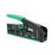 Инструмент VegGieg V-E111 для обжимки RJ-45 (8P8C) и RJ-12/11 (6P6C) 4P4C, Черно/Зеленые Q10 -YT43647 фото 1