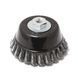 Кордщітка чашеподібна сталева кручена для КШМ 125мм ROCKFORCE RF-BWC105 29076 фото 1