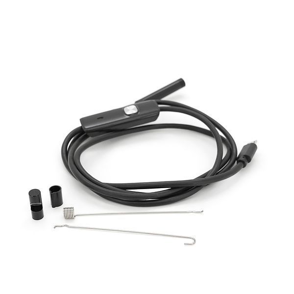 2 в 1 MicroUSB/PC HD ендоскоп, міні камера 7.0 мм, м'який провод, 1м -YT20246 фото