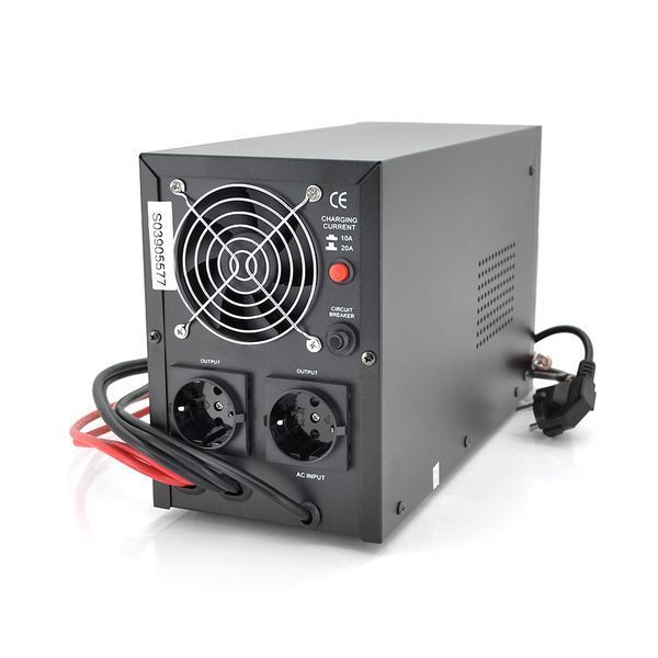 ДБЖ з правильною синусоїдою Europower PSW-EPB800TW12 (480 Вт) 5/10А, під зовнішню АКБ 12В , Q2 (415*208*283) 5,79 кг (346*145*220) -YT14821 фото