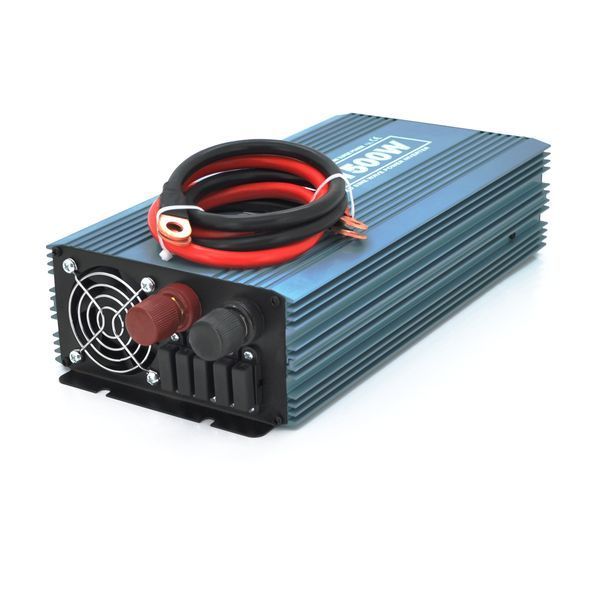 Инвертор напряжения Mexxsun MXS-1500, 12V/220V, 1500W с модифицированной синусоидой, 2 Shuko, клемные провода, Q6 -YT29229 фото
