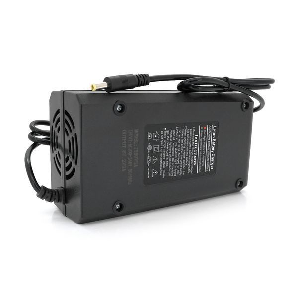 Зарядний пристрій Jinyi для акумуляторів Li-ion 60V5A(67,2V),16S,штекер 5.5*2.5,з індикацією,BOX -YT37654 фото