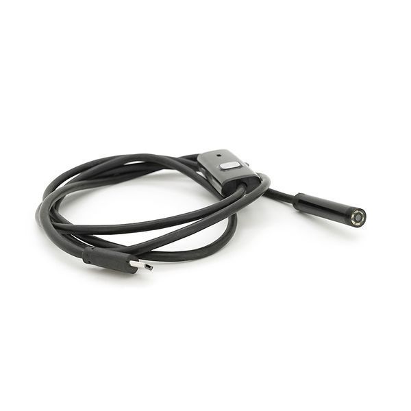 2 в 1 MicroUSB/PC HD ендоскоп, міні камера 7.0 мм, м'який провод, 1м -YT20246 фото