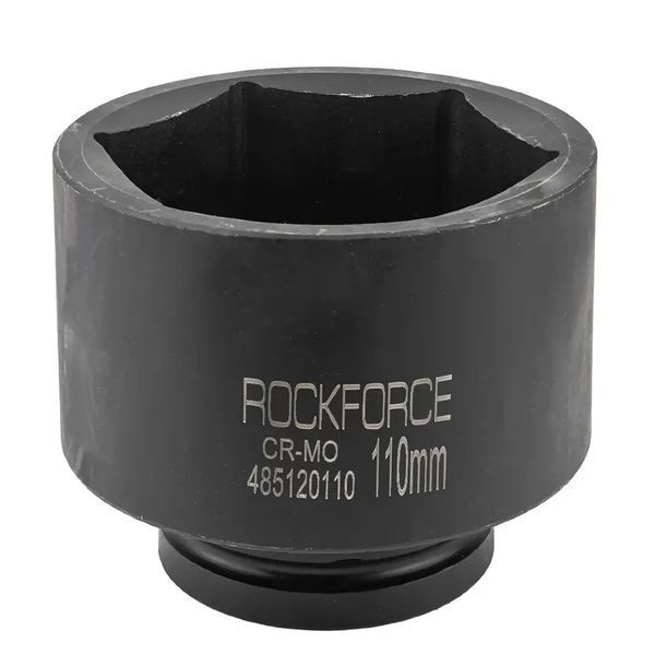 Головка ударная глубокая 1'' 110мм 6-гранная Rockforce RF-485120110 56721 фото