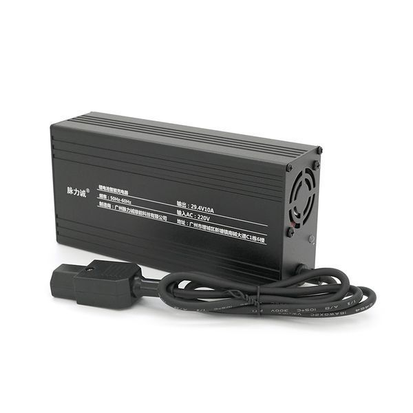 Зарядний пристрій для акумуляторів Li-ion 24V(29,4V),7S,10A, LED-індикація, 137x90x50mm -YT36972 фото