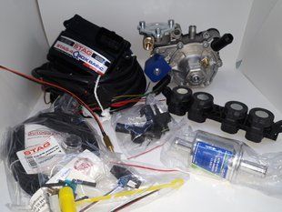 Мінікомплект ГБО 4 Stag Qbox Basic Tomasetto Nordic AEB 00183 фото
