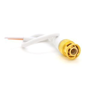 Разъем питания двухжильный BNC-M => кабель длиной 10см, White, OEM Q50/3000 -YT13974 фото
