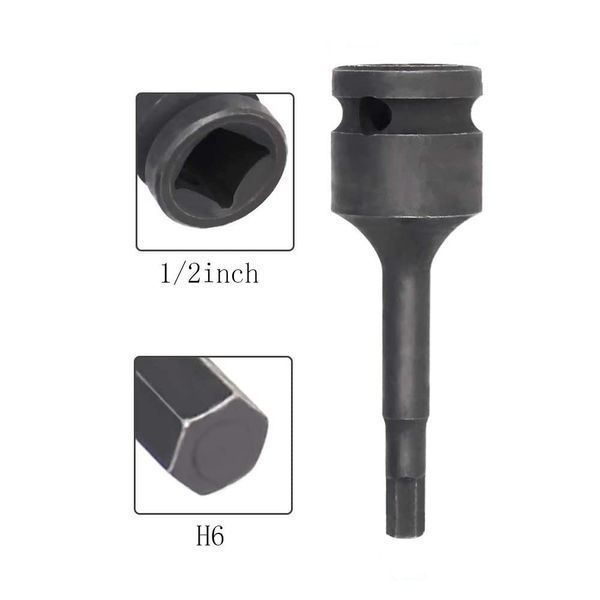 Головка-бита 6-гранная ударная 6мм,1/2'' FORCEKRAFT FK-24407806MPB 27054 фото