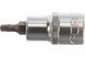 Головка 1/2" з насадкою Torx T25H з отвором L- 55мм ROCKFORCE RF-34705525 46858 фото 2