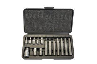 Набір біт 15пр. 1/2" Hex з бітотримачем (H10, H12, H4, H5, H6, H7, H8мм) ROCKFORCE RF-4155 27211 фото