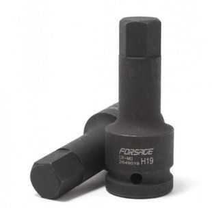 Головка 3/4" з насадкою Hex 27мм ударна Forsage F-2649027 29984 фото