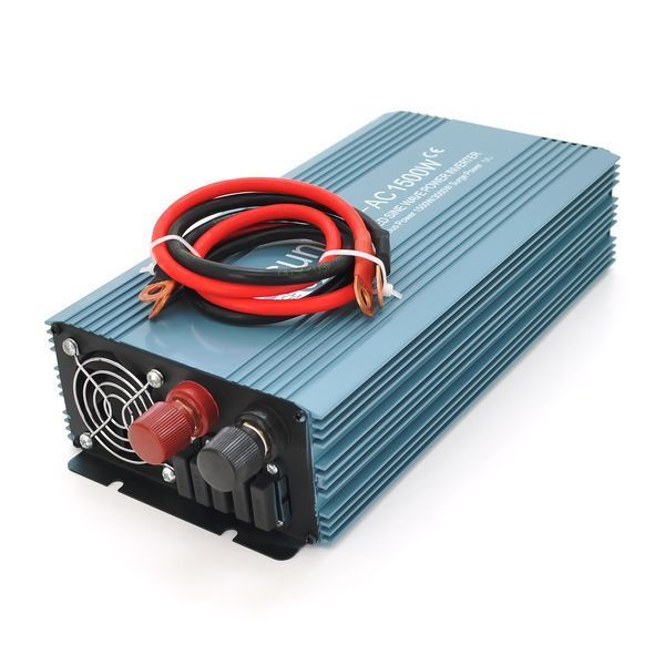Інвертор напруги Mexxsun MXS-1500, 24V/220V, 1500W з модифікованою синусоїдою, 2 Shuko, клемні дроти, Q4 -YT29231 фото