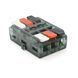 Клема з натискними затискачами 3-провідна LT-3, 3-pin, 250V, 32A, 0.5-2.5mm2, 19*30*11mm, сіра -YT44505 фото 1