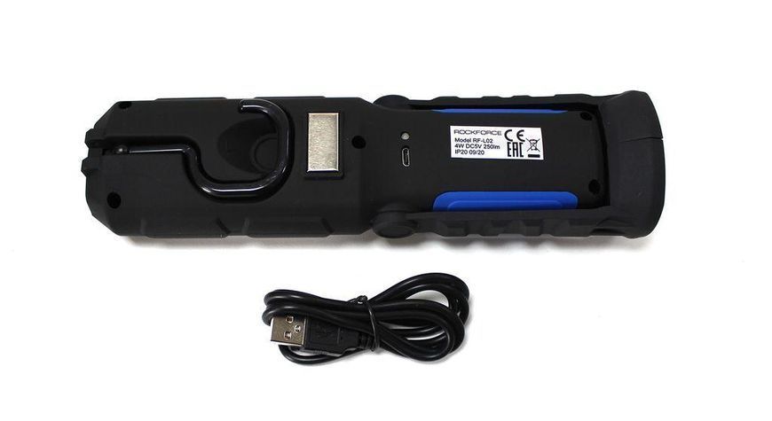 Ліхтар світлодіодний акумуляторний (250 Lm; 1200mAh; зарядка 12V; час роботи: 5 годин; час зарядки:3 години) ROCKFORCE RF-L02 47806 фото