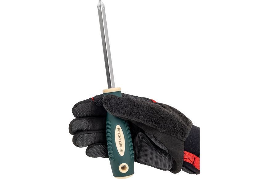 Отвертка крестовая магнитная "Profi" S2 PH3.0х125мм ROCKFORCE RF-70130125 27182 фото