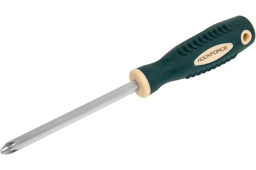 Отвертка крестовая магнитная "Profi" S2 PH3.0х125мм ROCKFORCE RF-70130125 27182 фото