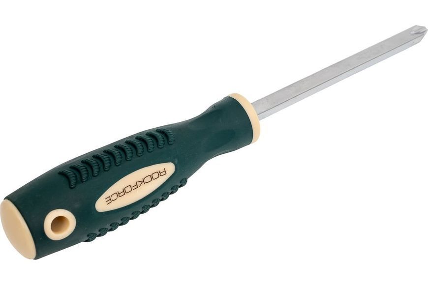 Отвертка крестовая магнитная "Profi" S2 PH3.0х125мм ROCKFORCE RF-70130125 27182 фото