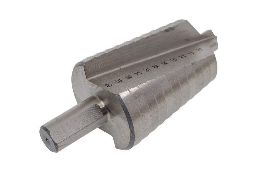 Свердло ступінчасте HSS4241 (30-40мм) в блістері ROCKFORCE RF-44742B 49862 фото