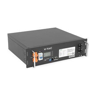 Акумуляторна батарея(рекова) V-TAC CEI-021 LiFePO4 5.12kWh 100Ач,(100/100A) 445*400*130,41kg -YT37683 фото