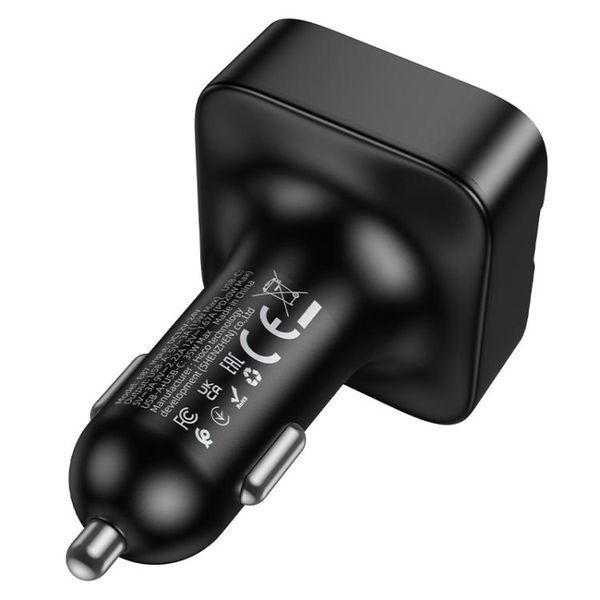 FM-модулятор HOCO E87, Black, Box -YT43716 фото