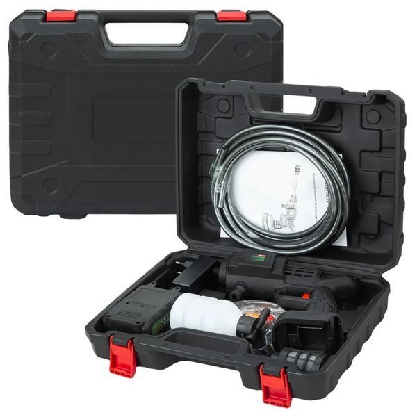 Мийка високого тиску акумуляторна 20В, 2.8л/мин, 15 бар Rockforce RF-PG001 62608 фото
