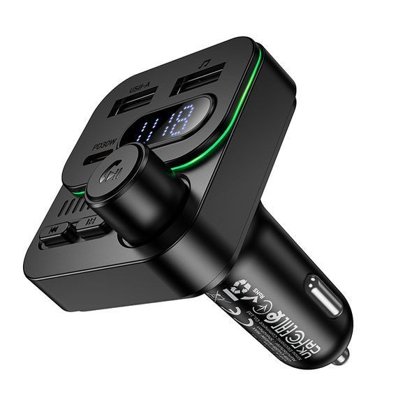 FM- модулятор Borofone BC61, Black, OEM -YT46531 фото