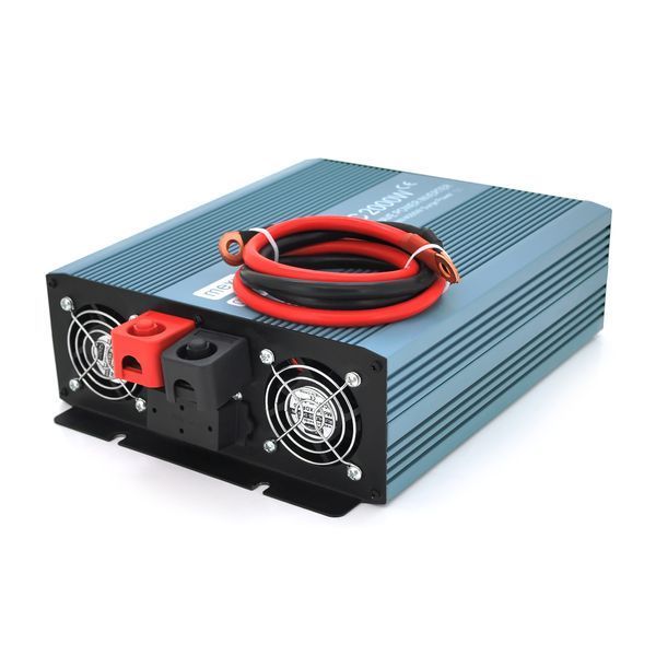 Інвертор напруги Mexxsun MXS-2000, 24V/220V, 2000W з модифікованою синусоїдою, 2 Shuko, клемні дроти, Q4 -YT29232 фото
