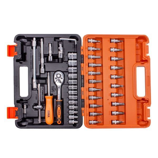 Набір інструментів 46 предметів 1/4'' (6гр.) (4-14мм) IS-2462-5 EURO 51107 фото