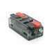 Клемма с нажимными зажимами 2-проводная LT-2, 2-pin, 250V, 32A, 0.5-2.5mm2, 13,5*30*11mm, серая -YT44503 фото 2