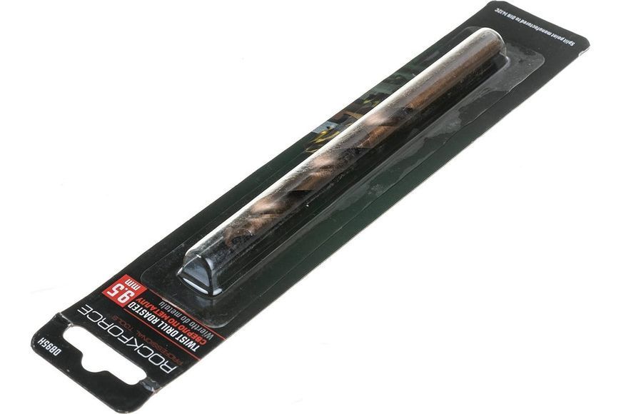 Свердло по металу 9.5мм HSS + Co, в блістері ROCKFORCE RF-DB95H 29130 фото