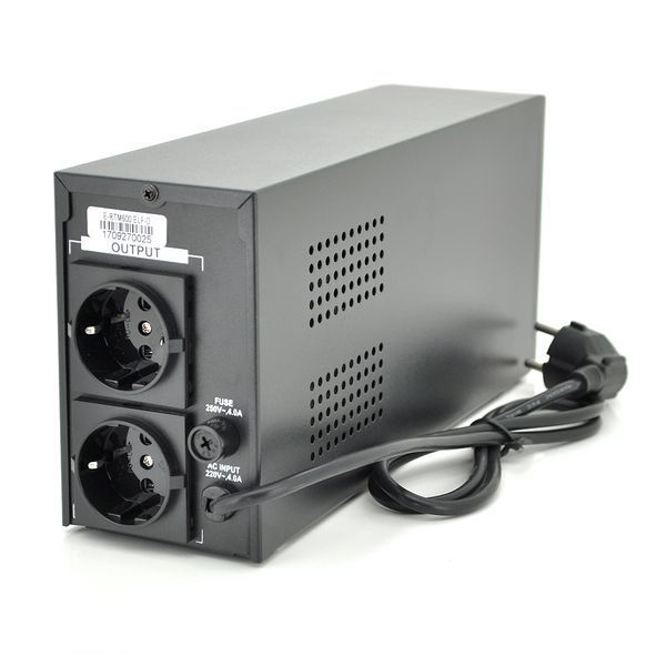 ДБЖ Ritar E-RTM600 (360W) ELF-D, LCD, AVR, 2st, 2xSCHUKO socket, 1x12V7Ah, metal Case. Q4 (370*130*210) 4.8 кг (310*85*140) -YT9822 фото