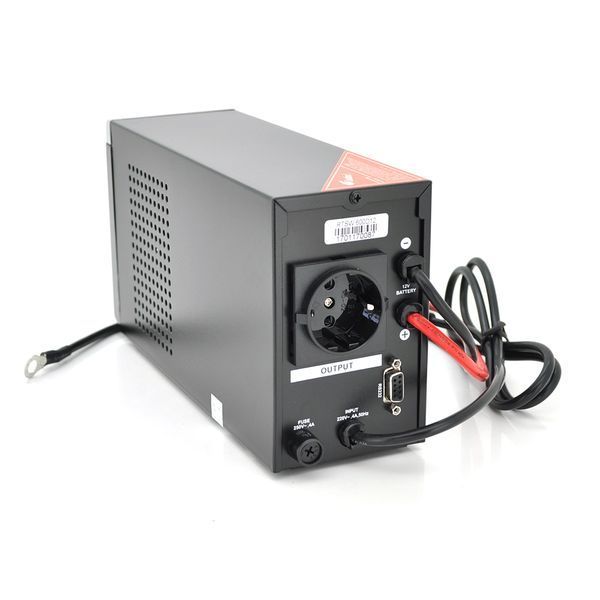 ДБЖ з правильною синусоїдою RITAR RTSW-600 LCD, 12В, під зовнішній АКБ, Q4 (320*132*210) 4,2 кг (260*85*140) YT-7387 фото