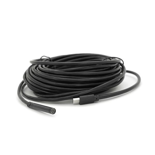 Універсальний ендоскоп 3в1 (USB/MicroUSB/Type-C) для смартфона/ПК, камера 5.5мм, м'який кабель 10м, з LED-підсвічуванням, IP67 -YT20452 фото
