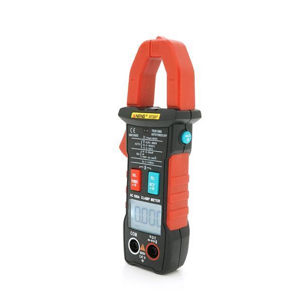 Токовые клещи ANENG ST207. Измерения: V (AC/DC), A (AC), &Omega;, C, Hz, &deg;C (NCV, True RMS). Функции: Bluetooth, Data Hold, прозвонка, фонарик, подсветка. -YT32136 фото