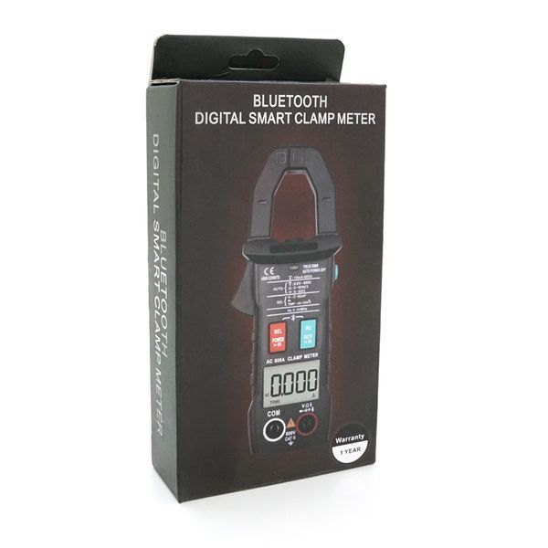 Токовые клещи ANENG ST207. Измерения: V (AC/DC), A (AC), &Omega;, C, Hz, &deg;C (NCV, True RMS). Функции: Bluetooth, Data Hold, прозвонка, фонарик, подсветка. -YT32136 фото