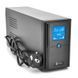 ДБЖ Ritar E-RTM650 (390W) ELF-D, LCD, AVR, 2st, 2xSCHUKO socket, 1x12V7Ah, metal Case. Q4 (370*130*210) 4.8 кг (310*85*140) -YT9823 фото 1