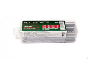 Свердло по металу 7мм HSS (10шт), в пластиковому футлярі ROCKFORCE RF-DSP70 29204 фото