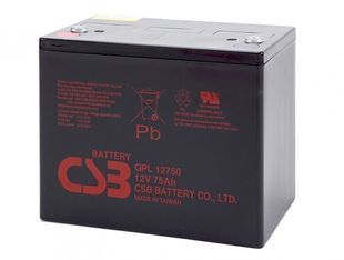 Аккумуляторная батарея CSB GPL12750, 12V 75Ah (261х168х215мм), 23.5 kg -YT3408 фото