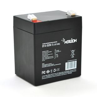 Тяговая аккумуляторная батарея Merlion EV 6-DZM-5, 12V 5Ah F2 (90*70*101),1.5 kg Q10 -YT10782 фото